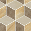 Versace Marble Mosaico T3 3D Marrone-Oro-Beige 17x29.1