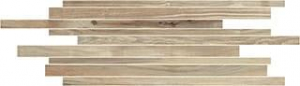 Cerim Hi Wood Walnut Modulo Listello Sfalsato Lucido 15x40