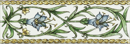 Original Style Artworks Brilliant White Trumpet Gentianblue 5x15.2