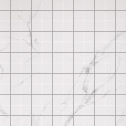 Casalgrande Padana Marmoker Mosaico Statuario Grigio Lucido 29.5x29.5