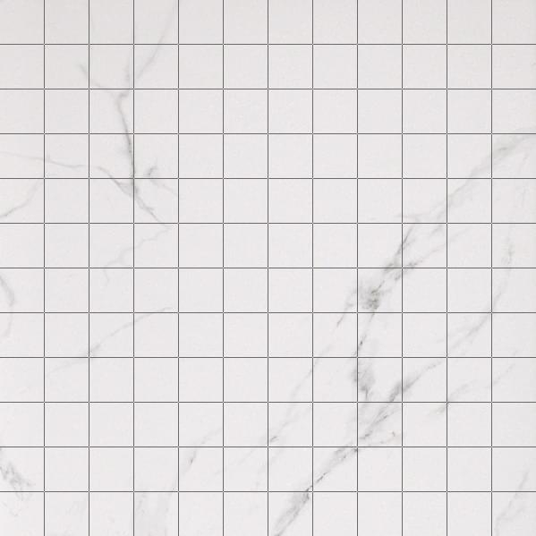 Casalgrande Padana Marmoker Mosaico Statuario Grigio Lucido 29.5x29.5