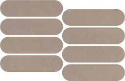 Impronta Italgraniti Nuances Cipria Mosaico Ovale Strideup 19.5x37