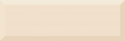 Absolut Keramika Monocolor Biselado Brillo Crema 10x30