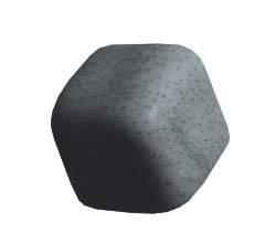 Atlas Concorde Brick Atelier Noir S.Laurent Spigolo A.E. 0.85x0.85