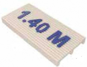 VitrA Pool Ral 5002 Cobalt Blue Depth Marker Glossy 12.5x25