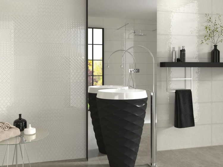 Ape Allegra Decor Link Grey 31.6x90