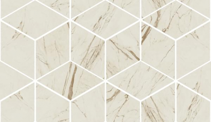 Versace Marble Mosaico T3 Bianco 17x29.1