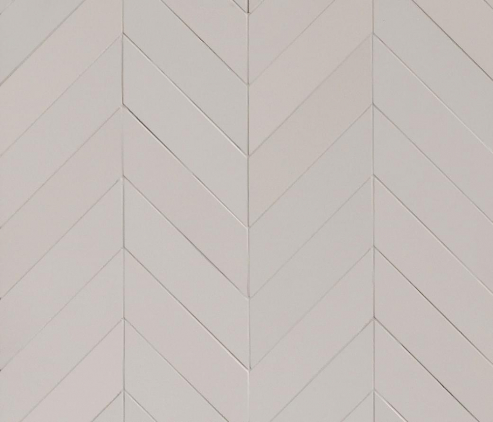 Mutina Mews Chevron Chalk 5.5x19.6