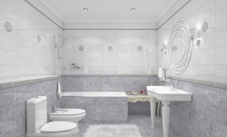 Laparet Afina Серый Узор 20x40