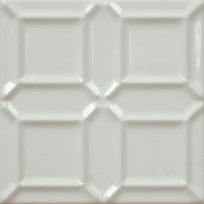 Adex Neri Liso Edge Silver Mist 15x15