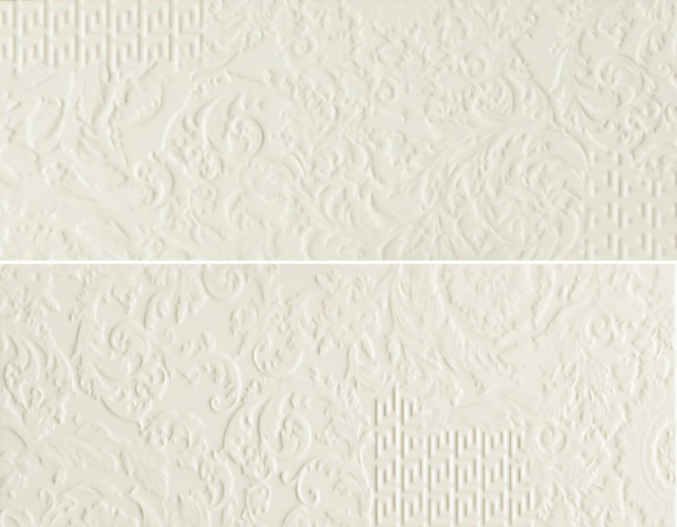 Versace Gold Patchwork Bianco 25x75