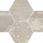 Provenza Gesso Esagona Patchwork Pearl Grey 25.5x29.4