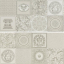 Versace Gold Patchwork Decorati Bianco-Platino 25x75