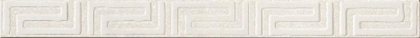 Versace Palace Gold Listello Greca White 3.5x39.4