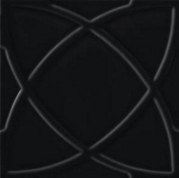 Ceramiche Grazia Vintage Circle Black 20x20