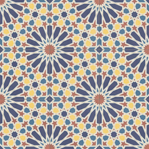 Aparici Alhambra Blue Natural 59.2x59.2