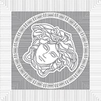 Versace Meteorite Tozzetto Medusa Naturale Bianco/Platino 9.8x9.8