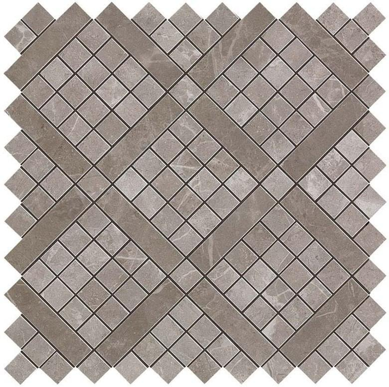 Atlas Concorde Marvel Pro Grey Fleury Diagonal Mosaic 30.5x30.5