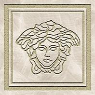 Versace Meteorite Firma Medusa Lappato Bianco/Oro 9.8x9.8