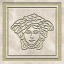 Versace Meteorite Firma Medusa Lappato Bianco/Oro 9.8x9.8