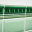 Original Style Artworks Victorian Green Half Tile 7.5x15.2