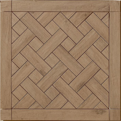 Casalgrande Padana Tavolato Cassettone A Marrone Chiaro 60x60