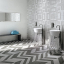 Apavisa Nanoconcept Grey Natural Chevron 14.77x73.71