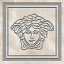 Versace Meteorite Firma Medusa Lappato Bianco/Platino 9.8x9.8