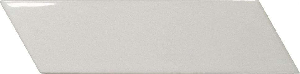 Equipe Chevron Wall Light Grey Right 5.2x18.6