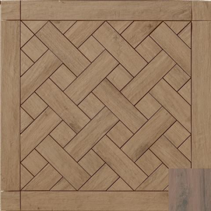 Casalgrande Padana Tavolato Cassettone A Marrone Medio 60x60