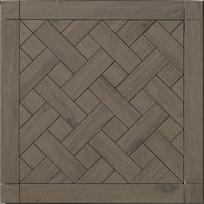 Casalgrande Padana Tavolato Cassettone A Marrone Scuro 60x60