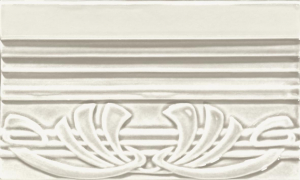 Ceramiche Grazia Epoque Terminale Deco Bianco Craquele 12x20