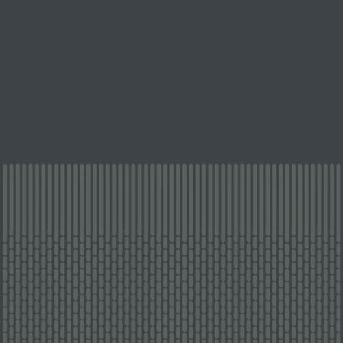 Mutina Tape Grainy Half Black 20.5x20.5