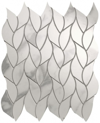 Fap Roma Gold Carrara Superiore Leaves Mosaico 25.9x30.9