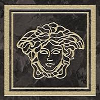 Versace Meteorite Firma Medusa Lappato Nero/Oro 9.8x9.8