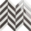 Impronta Italgraniti Lux Experience Pietra Grey/Statuarietto Mosaico Chevron Lap 26x30