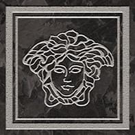 Versace Meteorite Firma Medusa Lappato Nero/Platino 9.8x9.8