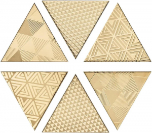 Petracers Triangolo Vibrazioni Oro 17x17