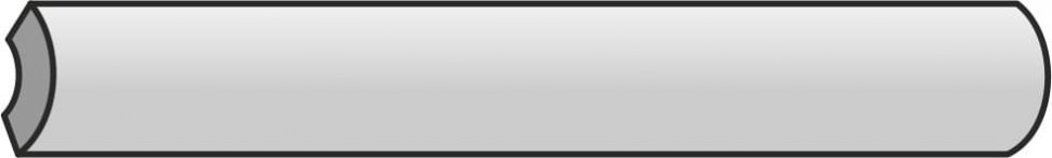 Sant Agostino Vita Quarter Round Pietra Mat 1.3x20