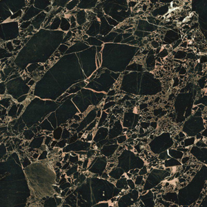 Casalgrande Padana Marmoker Orange Black Lucido 59x59