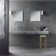 ABK Docks Decoro Combi 4 Grigio-Nero Rett 30x30