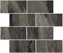 Casa Dolce Casa Flagstone 2.0 Black Naturale Muretto Sfalsato 30x30