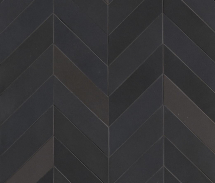 Mutina Mews Chevron Soot 5.5x19.6