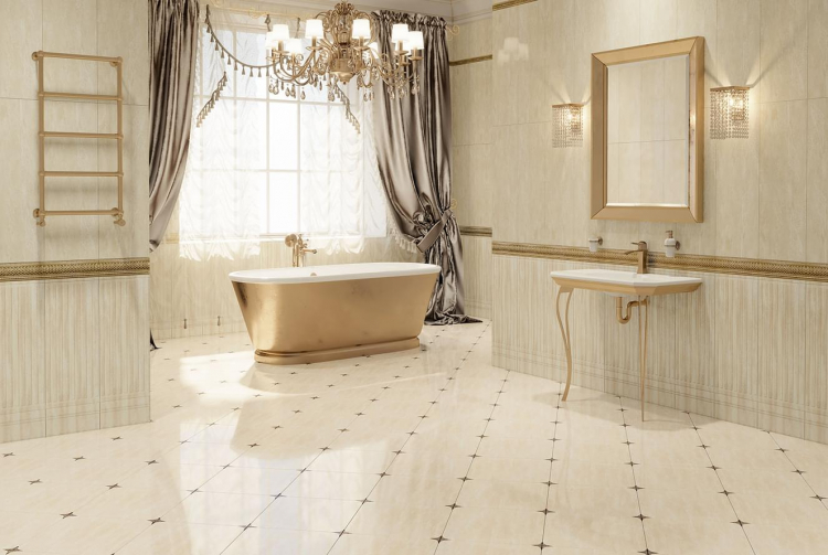 Eurotile Lia Beige Рельеф 29.5x89.5
