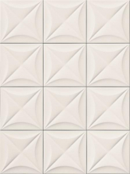 Marca Corona 4D Flower White 20x20