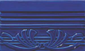 Ceramiche Grazia Epoque Terminale Deco Cobalt Craquele 12x20