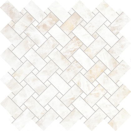 Emil Ceramica Tele Di Marmo Precious Intrecci Crystal White Silktech 30x30