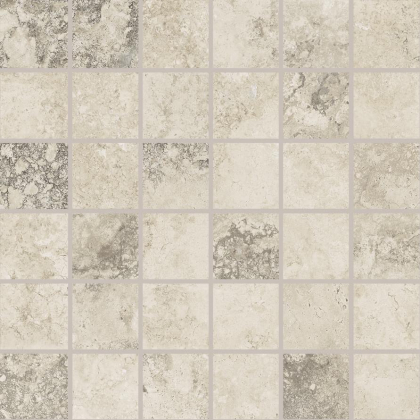Provenza Unique Travertine Mosaico 5x5 Ancient Cream Naturale 30x30