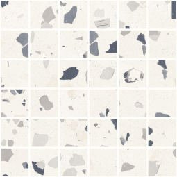 Sant Agostino Deconcrete Mosaico Medium White 30x30