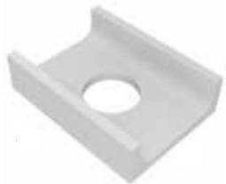 VitrA Pool Ral 9016 White Channel Tile With Outlet Glossy 18x12.5
